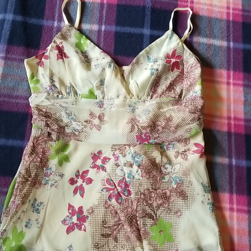 Floral tank top